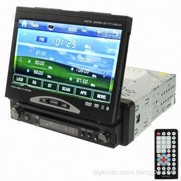 7-inch Touch Screen Car DVD Player, Built-in TV System